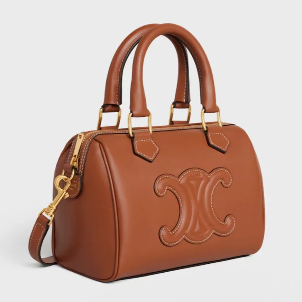 Celine Boston Small Tan Leather, Brand New - Picture 3 of 16